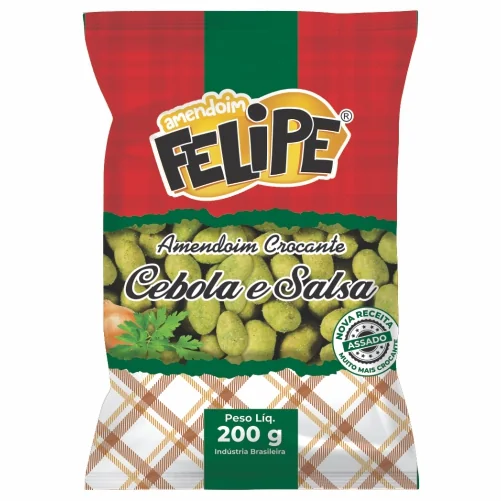 Embalagem Amendoim crocante cebola e salsa — Cebola e salsa